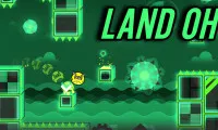 PLay Geometry Dash Land Oh now!