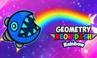 Play Geometry Neon Dash Rainbow